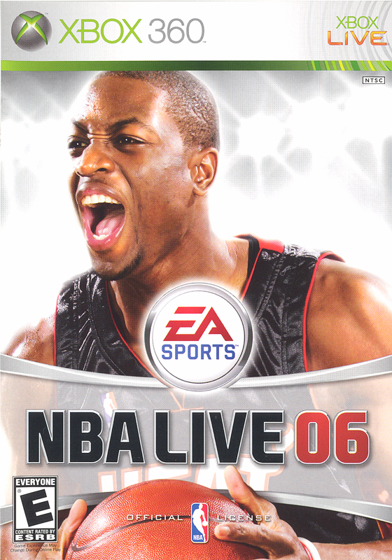 NBA Live 06 box art for Xbox 360